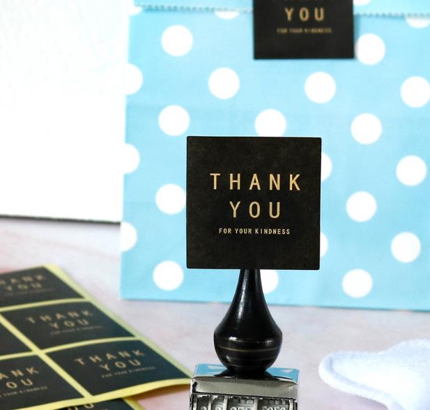 包装資材★thank you★粘着シール★6p