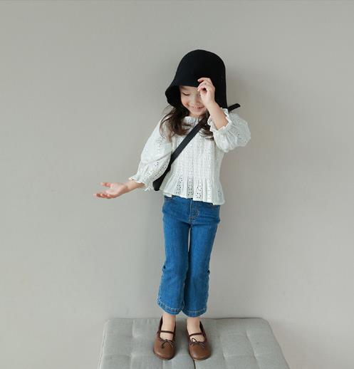 2023春新品★子供服　ボトムス　デニムズボン　90-140cm