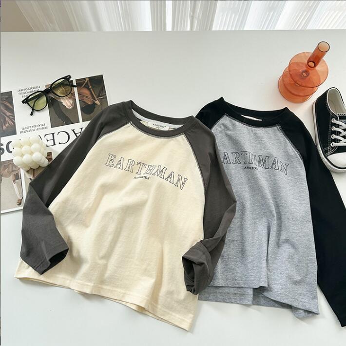 2023★春新作★韓国風子供服★トップス★Tシャツ★2色90-150CM