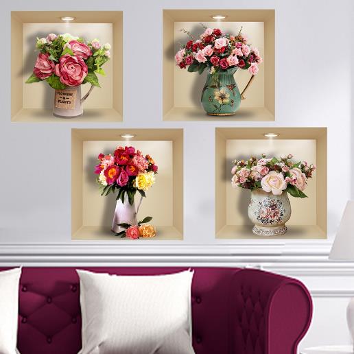 3月新作★DIY壁紙★壁ステッカー★貼り紙★30*30*4枚