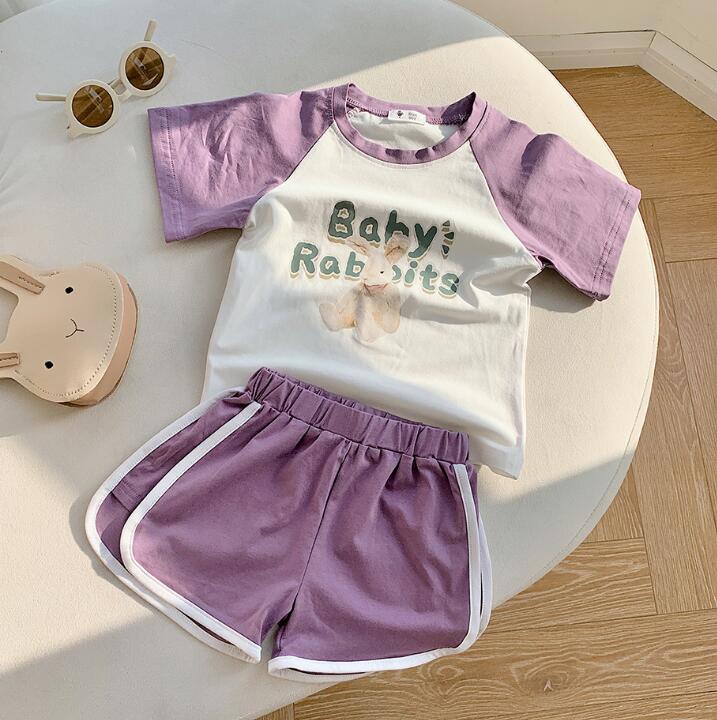 子供服★トップス+パンツ★セットアップ★韓国風子供服★キッズ女の子★90-140CM