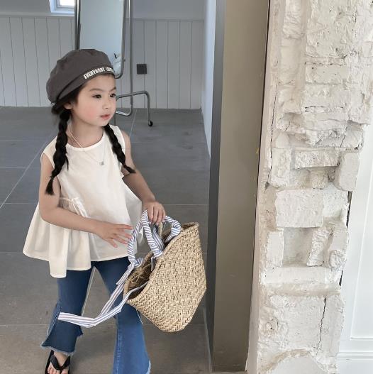 2023夏新品★子供服　トップス　ベスト　90-140cm