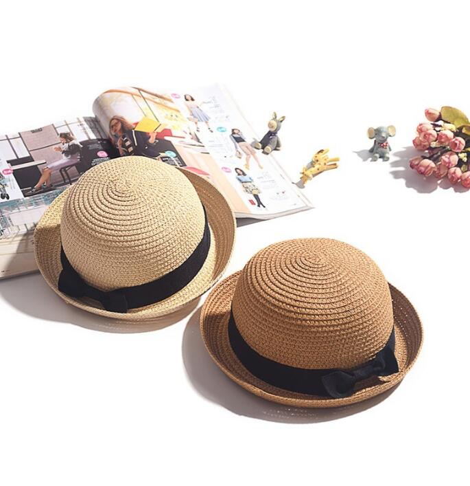 2023★春夏新作★キッズ帽子★日焼け止め★麦わら帽子★草編み帽子★12色