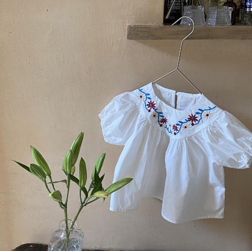 2023夏新品★子供服　トップス　半袖　90-130cm★2色