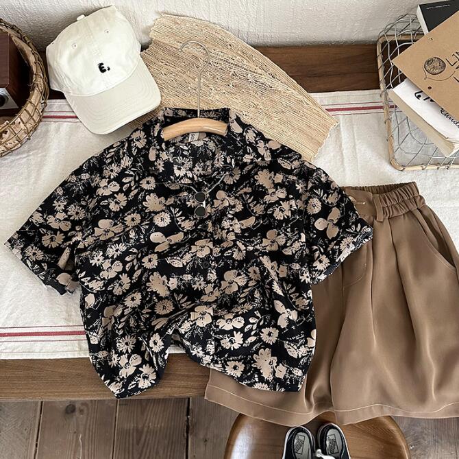 子供服★ワイシャツ★トップス★韓国風キッズ服★キッズ★カジュアル★90-140CM