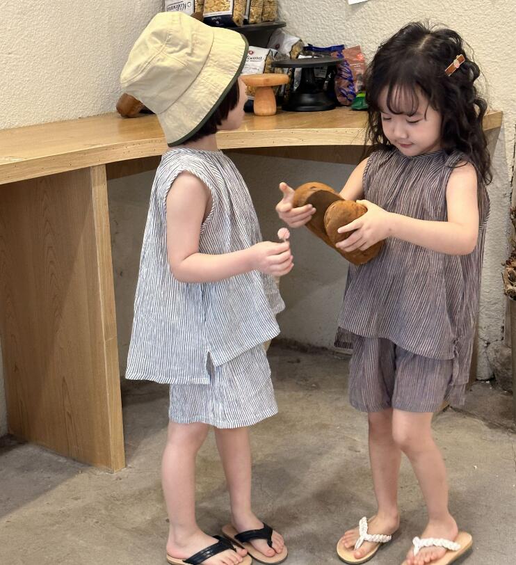 2023年★子供服　トップス+ズボン　セットアップ★80-150cm★2色