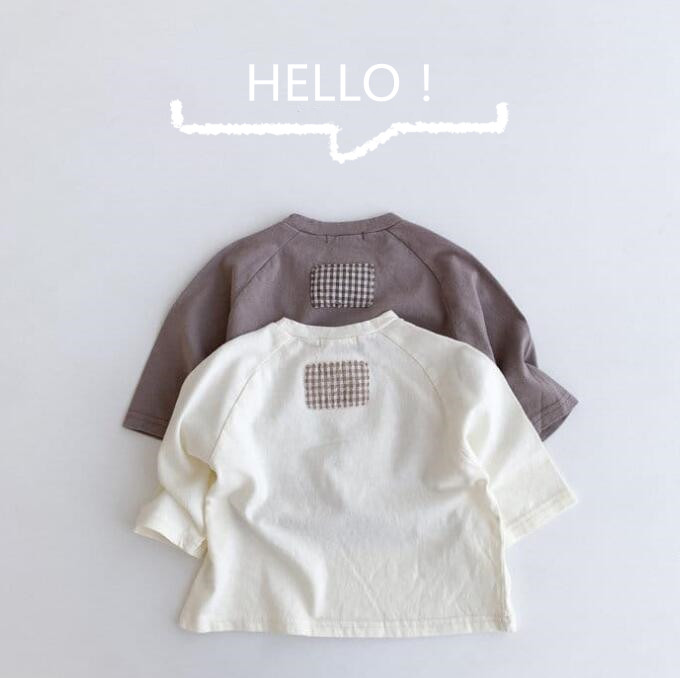 子供服★Tシャツ★トップス★韓国風子供服★ベビー★カジュアル★2色★66-100CM