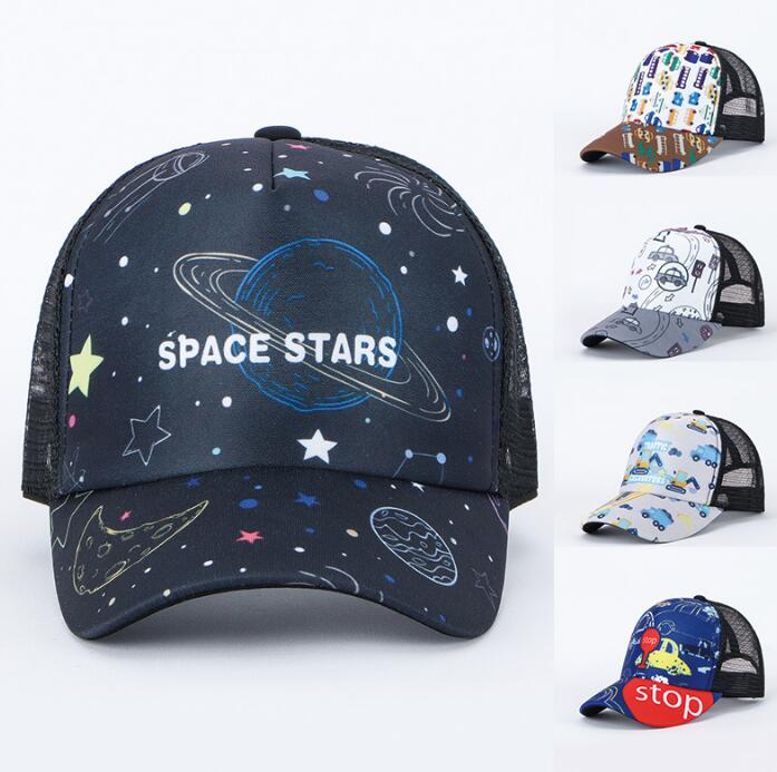 子供用★帽子★キャップ★野球帽★キッズ男の子★日焼け防止★薄手★カジュアル★8色