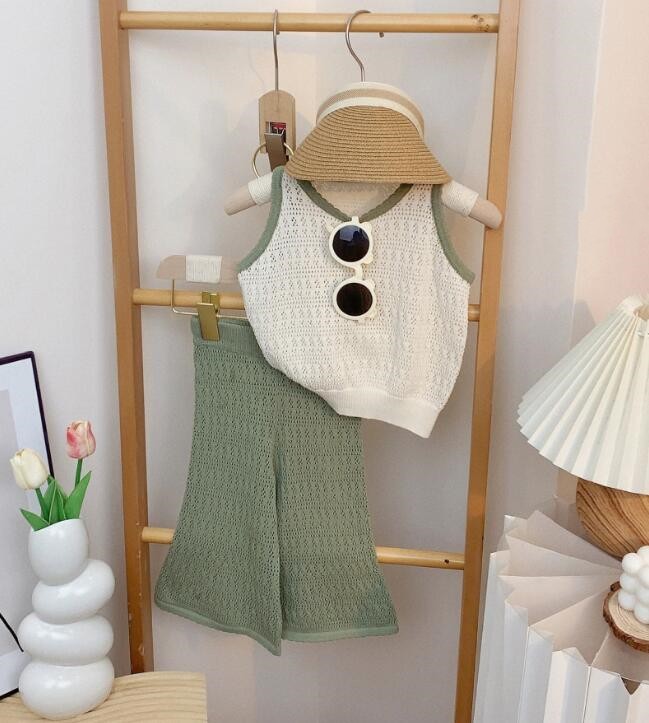 2023★春夏新作★韓国風子供服★トップス+ズボン2セット★2色80-130CM