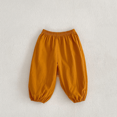 ユニセックス 夏新作 韓国風 ガールズ キッズ ロングパンツ ベビー服 薄い ズボン 花柄 アニマル 66-100