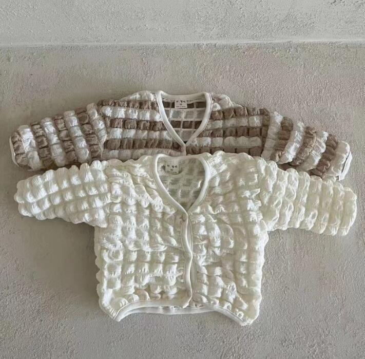 子供服★カーディガン★トップス★韓国風子供服★ベビー★2色★73-100CM