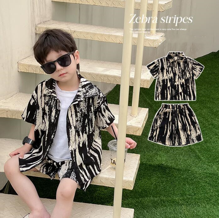 子供服★ワイシャツ+パンツ★セットアップ★韓国風子供服★キッズ男の子★90-140CM