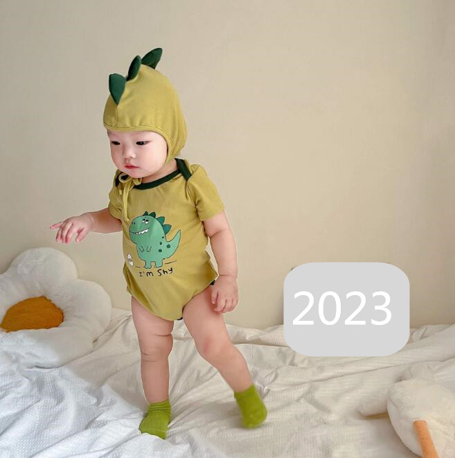 子供服★ロンパース+帽子★連体服★韓国風子供服★ベビー★可愛い★2色★66-90CM
