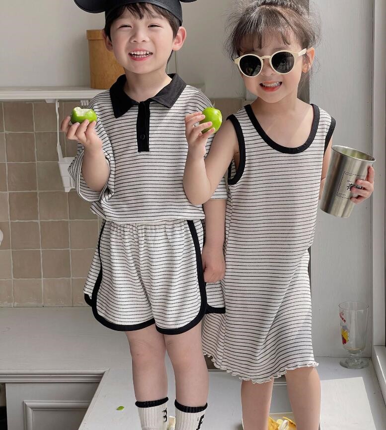 2023★春夏新作★韓国風子供服★ワンピース★トップス+ズボン★分けて販売★80-130CM
