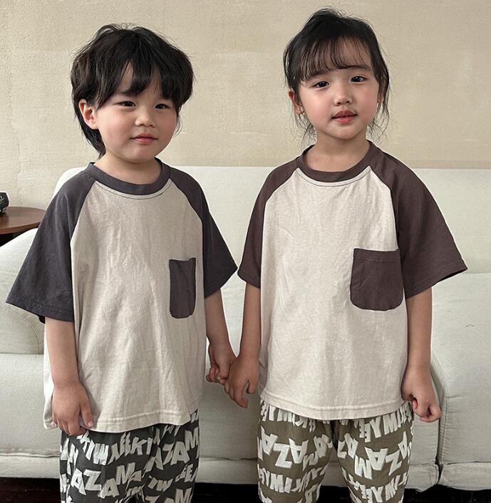 2023★春夏新作★韓国風子供服★トップス+ズボン2セット★2色80-130CM