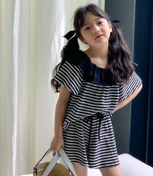 2023★春夏新作★韓国風子供服★トップス+ズボン2セット★100-160CM