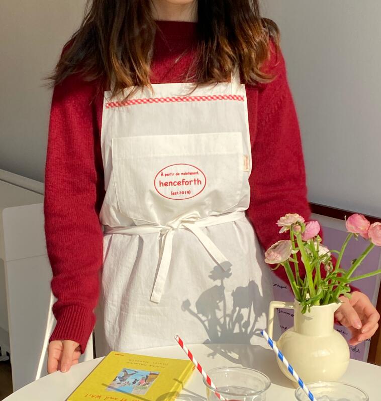 ★新作★エプロン★刺繍エプロン★