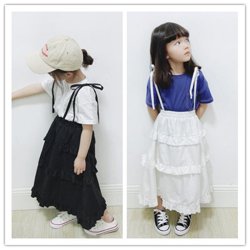2023新品★子供服&親子服★サロペット　スカート★100-150cm★2色