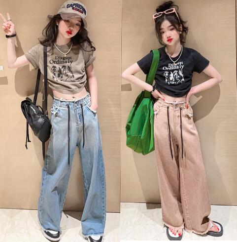 2023新品★子供服　トップス&ズボ分けて★110-170cm★2色