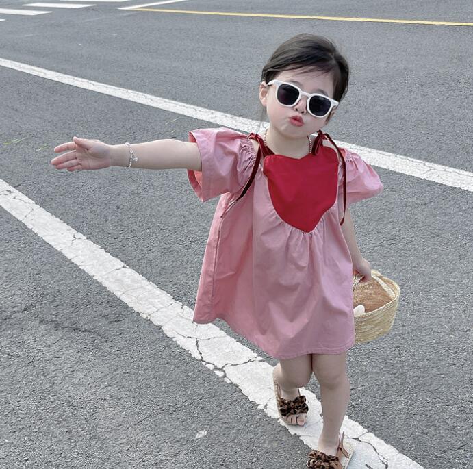子供服★ワンピース★韓国風子供服★キッズ女の子★カジュアル★90-140CM