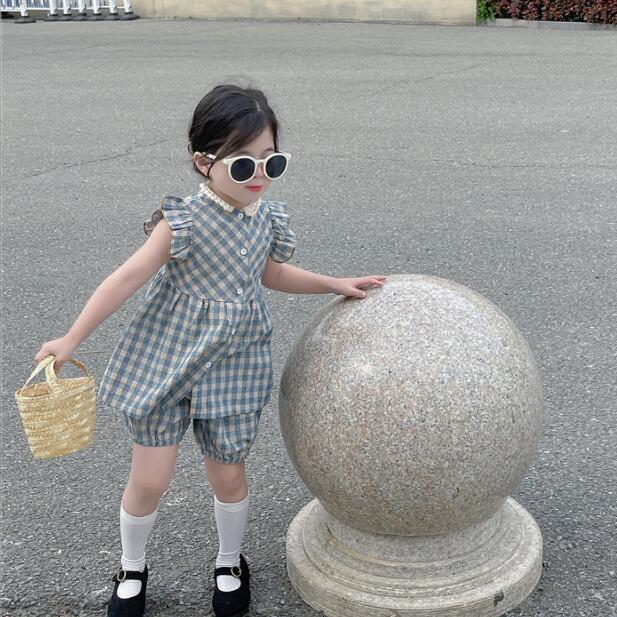 子供服★トップス+パンツ★セットアップ★韓国風子供服★キッズ女の子★90-140CM