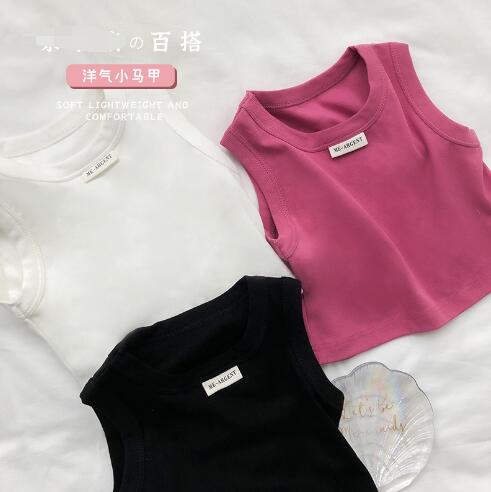 2023新品★子供服　ベストトップス★90-140cm★3色