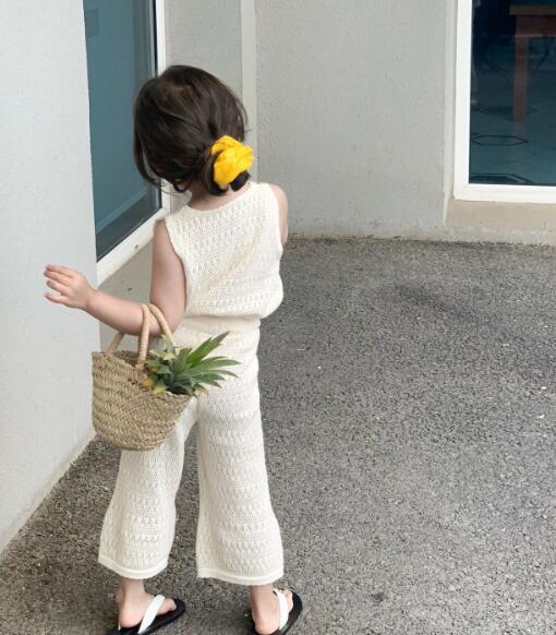 子供服★トップス+ズボン★セットアップ★韓国風子供服★キッズ女の子★無地★90-140CM