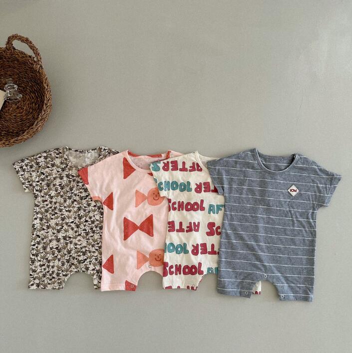 2023★春夏新作★韓国風ベビー服★ロンパース★4色66-90CM