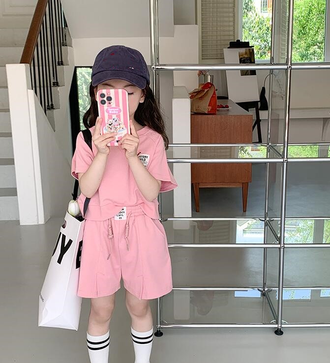 2023★春夏新作★韓国風子供服★トップス+ズボン2セット★3色80-150CM