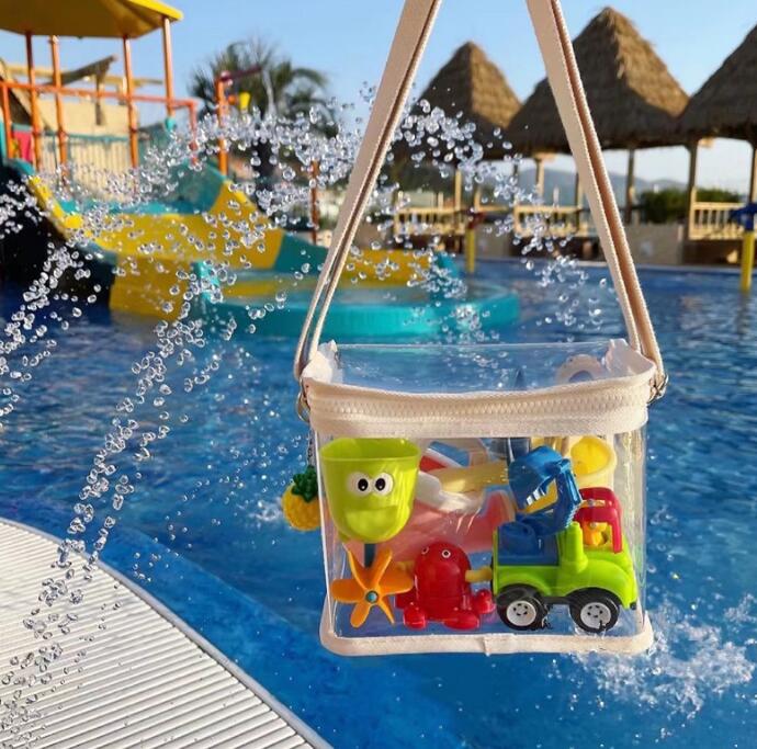 子供用★キッズ★ショルダーバッグ★男女兼用★透明感★韓国風★玩具収納★大容量★4色