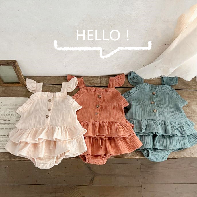 子供服★トップス+パンツ★セットアップ★韓国風子供服★ベビー★可愛い★3色★66-100CM