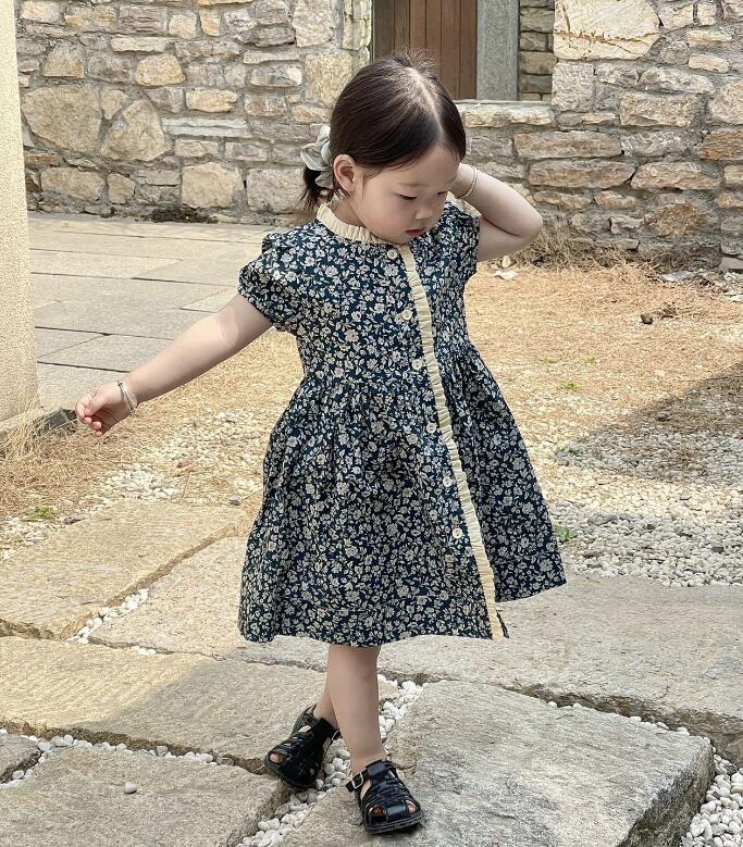 2023★春夏新作★韓国風子供服★ワンピース★7-17