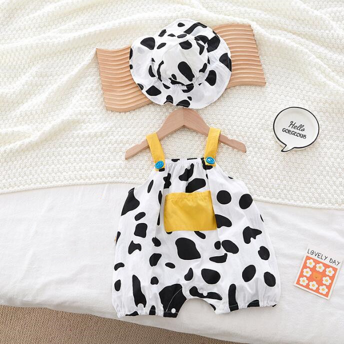 子供服★ロンパース+帽子★連体服★可愛い★韓国風子供服★ベビー★66-90CM