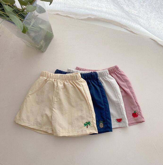 子供服★パンツ★ボトムス★ハーフパンツ★韓国風子供服★ベビー★4色★73-100CM
