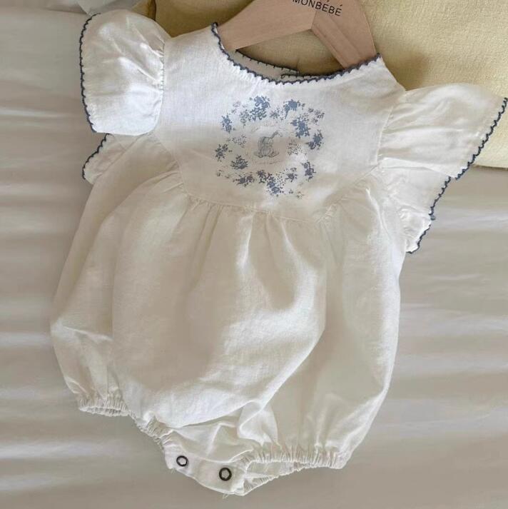 2023夏新品★ベビー服★ロンパース★66-90cm★2色