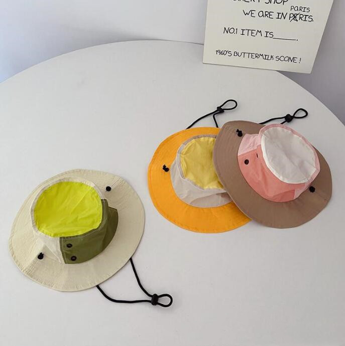 子供用★帽子★バケットハット★キッズ★男女兼用★日焼け防止★親子★4色