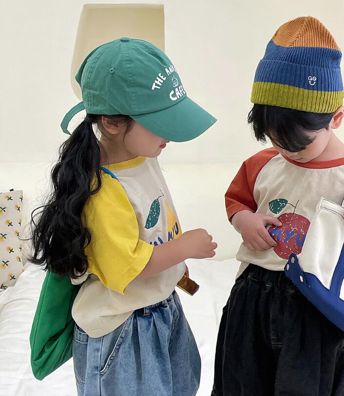2023夏新品★子供服　トップス★80-130cm★2色
