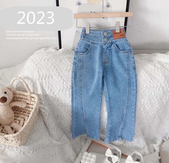 子供服★ズボン★ボトムス★ジーンス★韓国風子供服★キッズ女の子★90-140CM