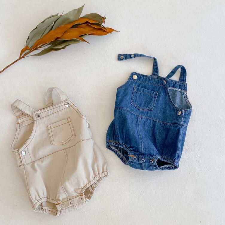 子供服★ロンパース★連体服★ノースリーブ★韓国風子供服★ベビー★男女兼用★2色★66-100CM