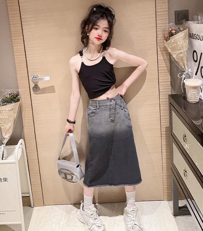 2023新品★子供服　デニムスカート★110-170cm★