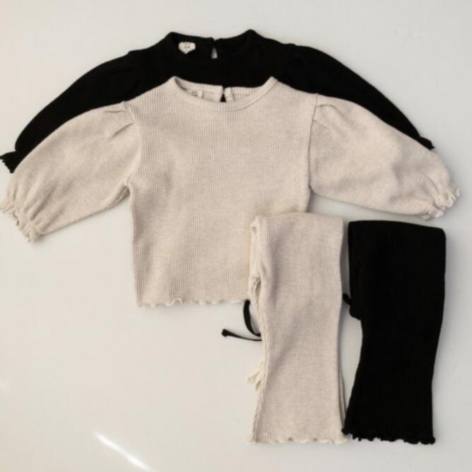 2023秋新品★子供服　トップス+ズボン　セット★80-130cm★2色