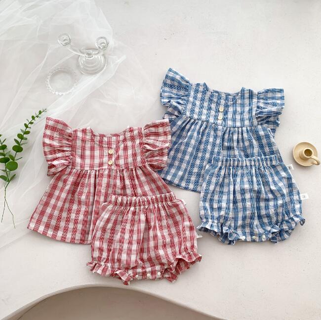 子供服★トップス+パンツ★セットアップ★韓国風子供服★ベビー★可愛い★2色★66-90CM