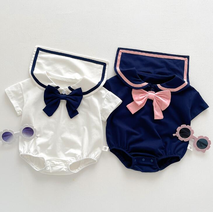 子供服★ロンパース★連体服★韓国風子供服★ベビー★可愛い★蝶結び★2色★66-90CM