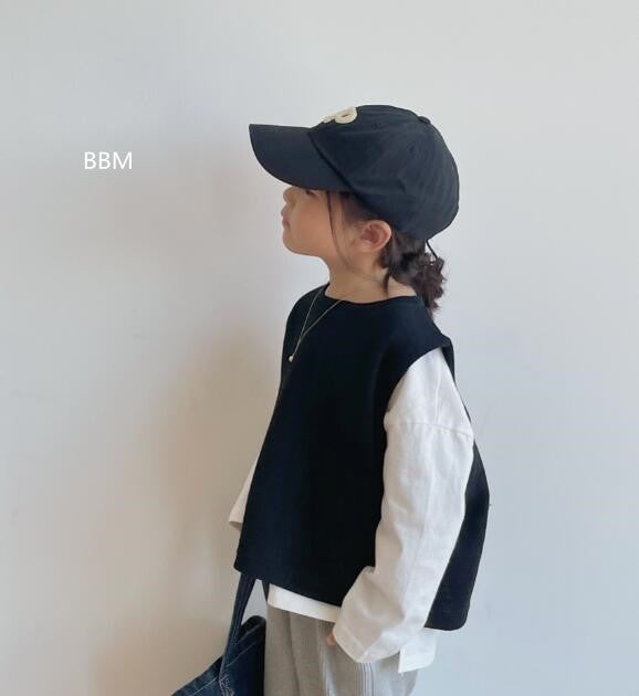 2023★春秋新作★韓国風子供服★チョッキ★ベスト★4色90-150CM