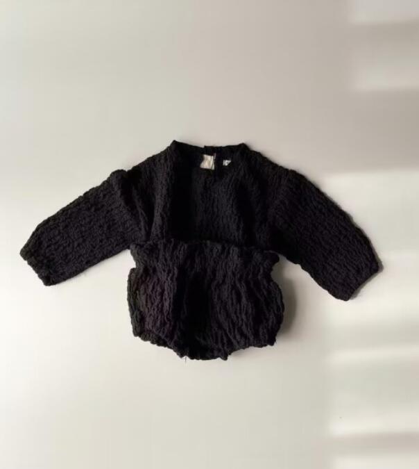 2023★春秋新作★韓国風子供服★トップス+ズボン2セット★2色80-110CM