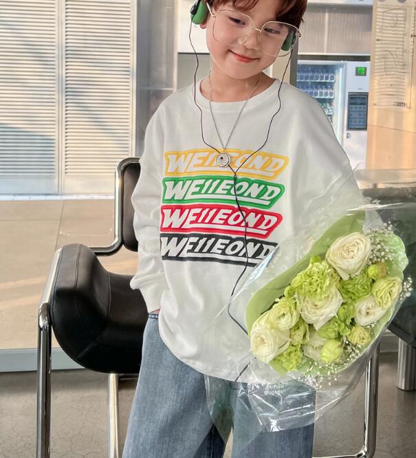 2023★春夏新作★韓国風子供服★Tシャツ★2色90-160CM