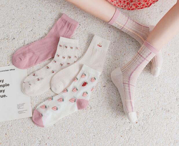 レディース★靴下*薄手★通気性抜群★女性用靴下*大人用靴下★ソックス★多色