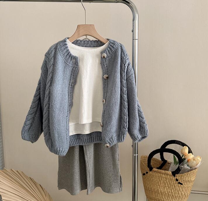 2023秋冬★子供服　カーディガン&トップス&ズボン分けて販売★90-140cm★