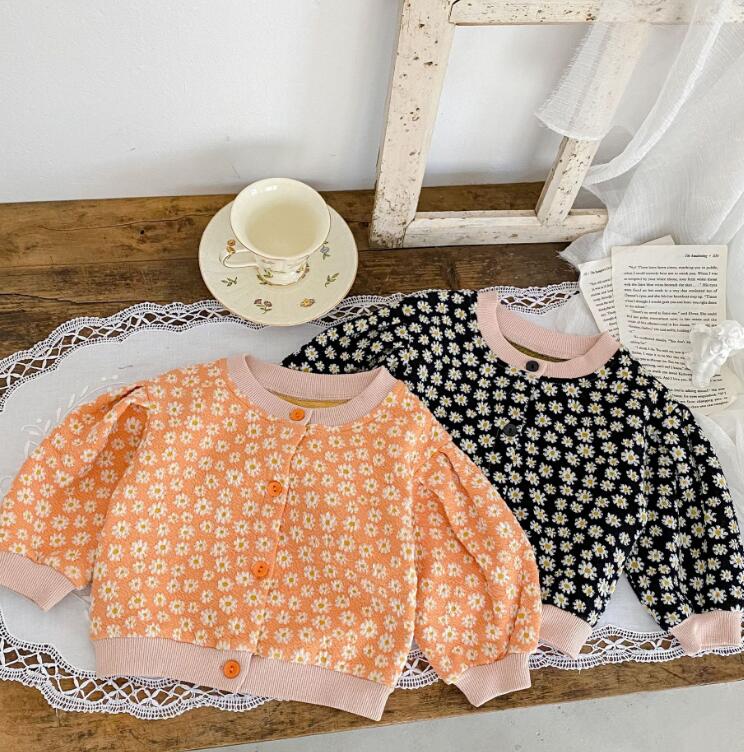 子供服★トップス★カーディガン★ニット★韓国風子供服★ベビー★2色★66-100CM