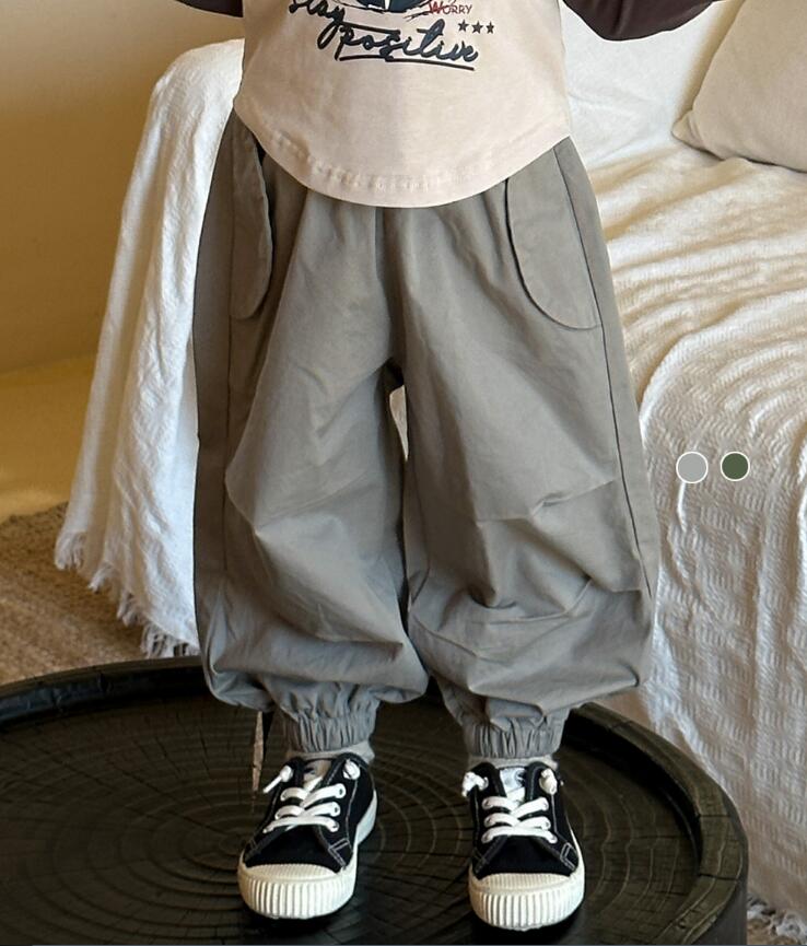 2023★春秋新作★韓国風子供服★ズボン★2色90-140CM